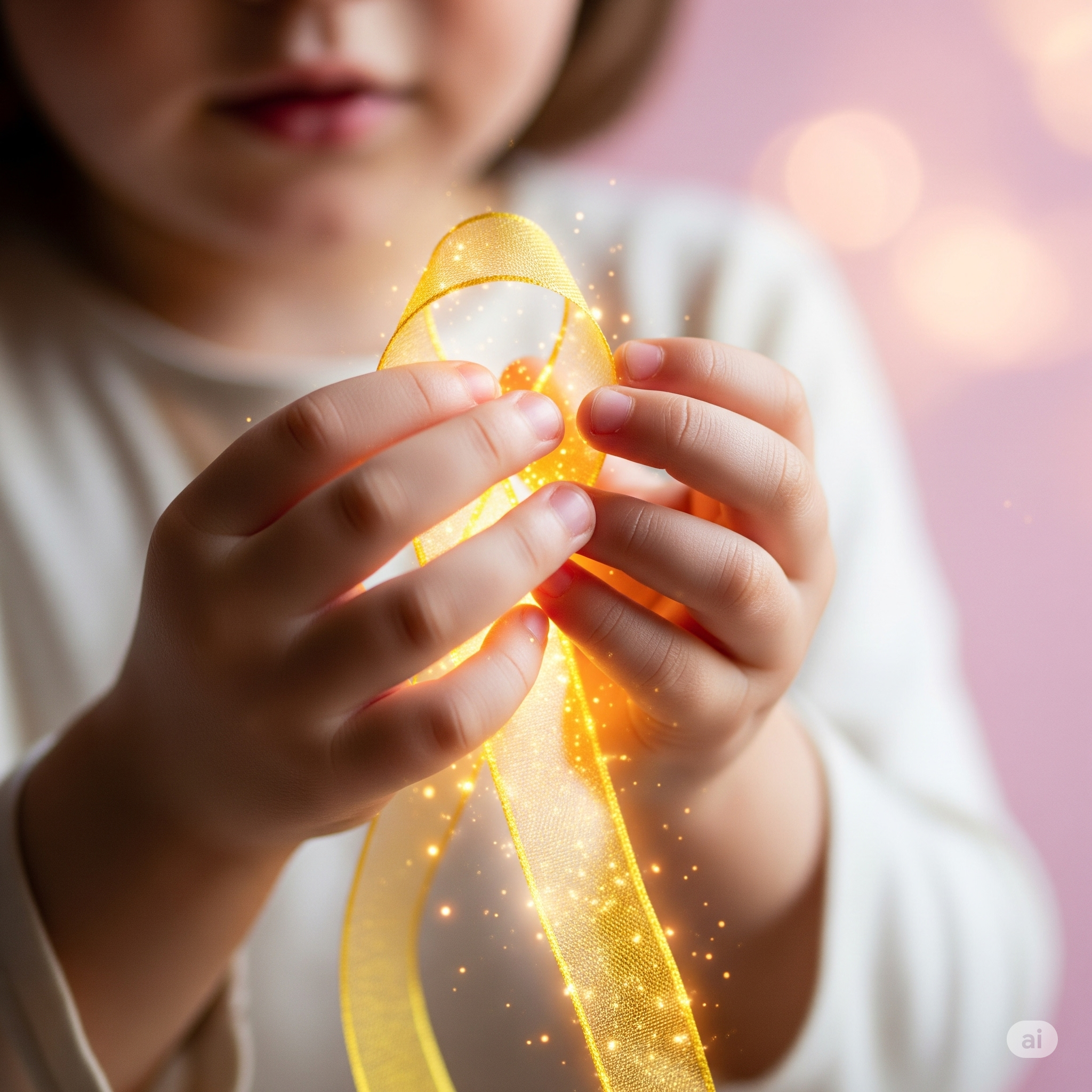 Docente apoyando la causa contra el cáncer infantil